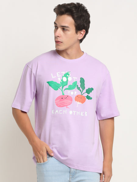 Let's Root For Each Other - Viola Oversized T-Shirt