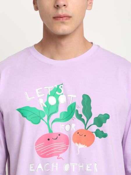 Let's Root For Each Other - Viola Oversized T-Shirt