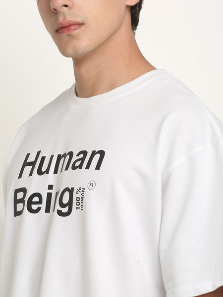 100% Human Being Oversized T-Shirt
