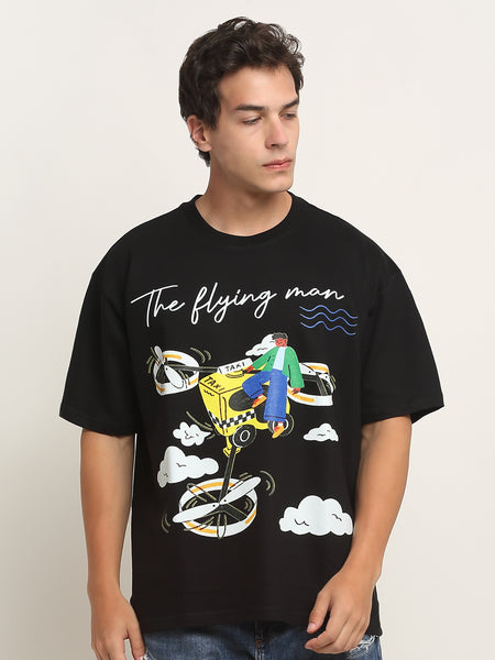 The Flying Man Oversized T-Shirt