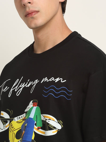 The Flying Man Oversized T-Shirt