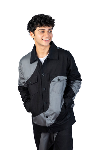 Theorem Cold Curled Jacket - Grey