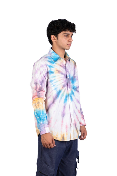 Happy Again Spiral Tie Dye Shirt