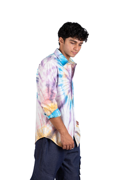 Happy Again Spiral Tie Dye Shirt