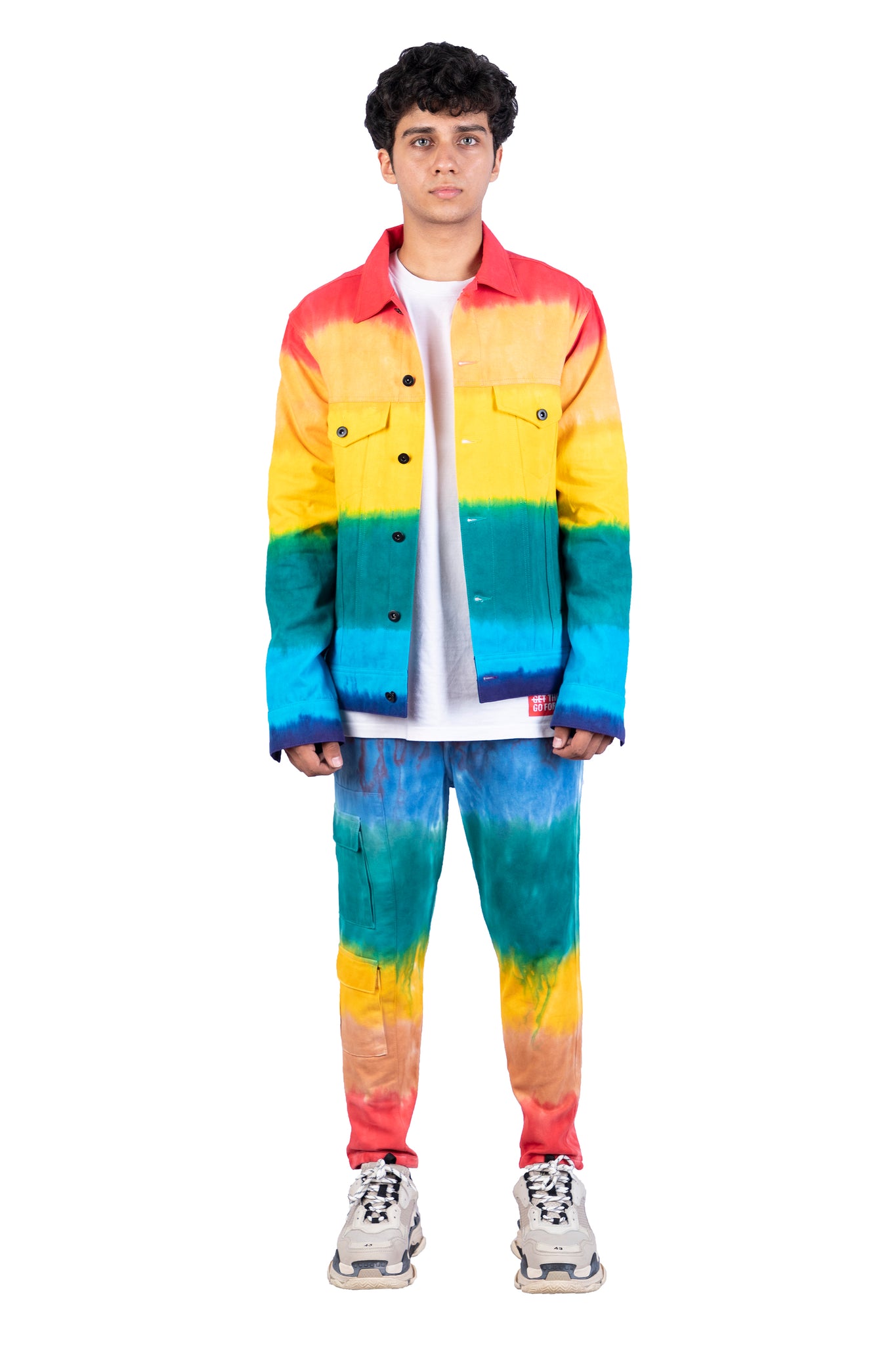 Rainbow Tie Dye Jacket