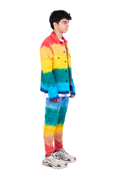 Rainbow Tie Dye Trousers