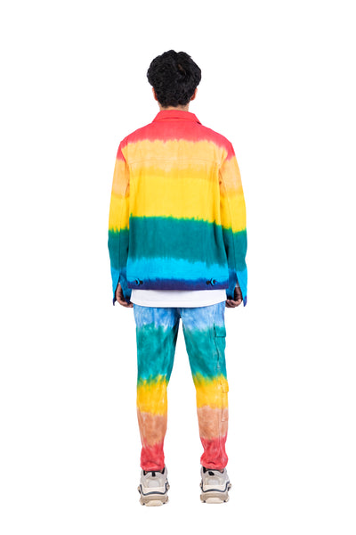 Rainbow Tie Dye Trousers