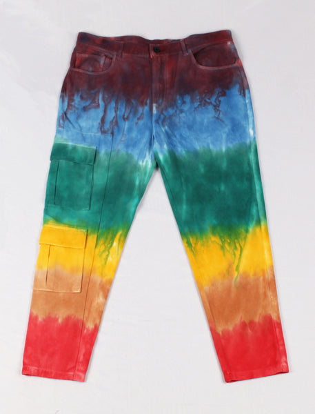 Rainbow Tie Dye Trousers