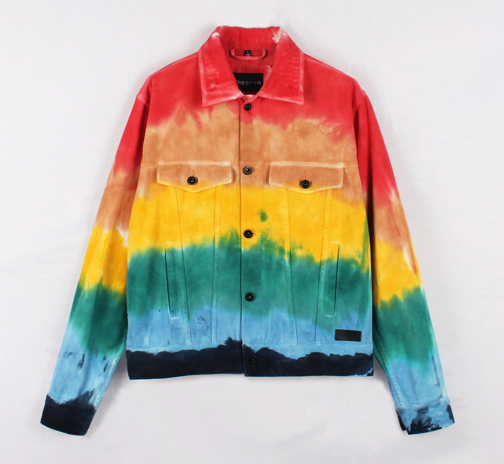 Mens Louis Vuitton multi Tie-Dye Denim Jacket | Harrods # {CountryCode}