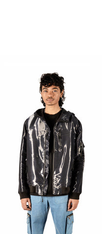 Packable Reflective Recycled Polyester Jacket