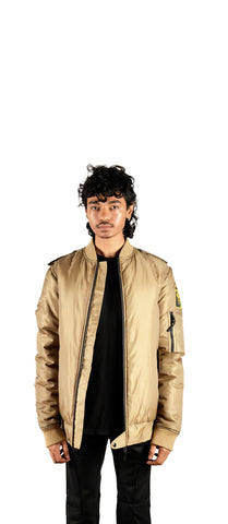 Puffed Bomber Jacket