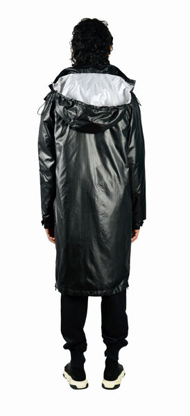 Recycled Polyester Packable Long Jacket